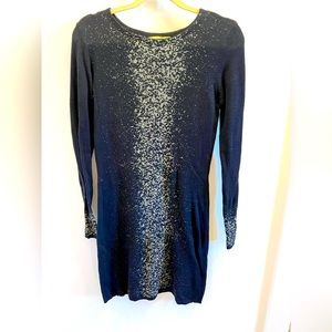 OMG so cute on!!! Perfect for holiday parties. Black sweater dress.